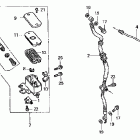 VFR800FI Главный тормозной цилиндр - передний