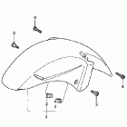 CBR1100XX Переднее крыло