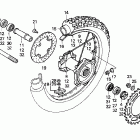 XR600R Заднее колесо