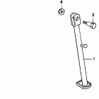 XR100R Подножка