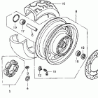 GL1500CF Заднее колесо