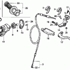 CR500R Handle @ switches @ cables
