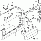 GL1500C Задний главный тормозной цилиндр