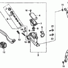 CR80RB Главный тормозной цилиндр - передний