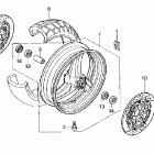 CBR600F4 Front wheel ('99-'00)
