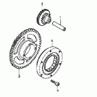 CBR1100XX Муфта стартера