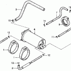 CMX250C Адсорбер, системы улавливания паров топлива