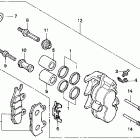 CMX250C Передний тормозной суппорт