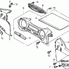 GL1500CF Приборная панель