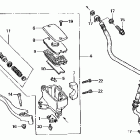 VT1100C3 Главный тормозной цилиндр - передний
