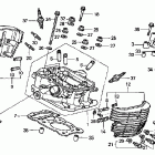 VT750CD Головка цилиндров задняя