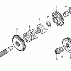 GL1500C Вал ведущий
