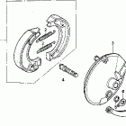 XR100R Front brake @ front brake panel
