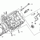 ST1100 Левая головка цилиндров