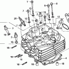 XR650L Головка цилиндра