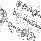 VFR800FI Заднее колесо