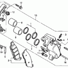 VT1100C2 Передний тормозной суппорт