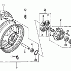 CBR1100XX Заднее колесо