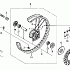 CR80RB Переднее колесо