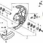 CR500R Заднее колесо