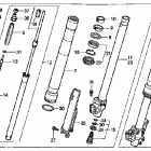 CR500R Передняя вилка