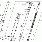 VT1100C3 Передняя вилка