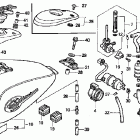 VT750CD Топливный бак