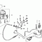 CBR600F4 Handle lever @ switch @ cable ('99-'00)