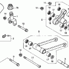 RVT1000R Rear shock absorber ('00-'01)
