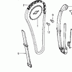 XR100R Цепь ГРМ