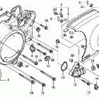VT1100C2 Крышка картера левая