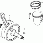CR250R Коленвал