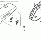 CR500R Сидение