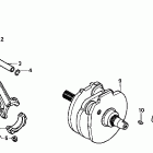VT1100T Коленчатый вал и поршни