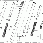 GL1500CF Передняя вилка