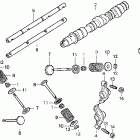 GL1500C Распредвал и клапана