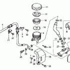 VT1100C3 Задний тормозной цилидр