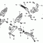 CBR900RR Подножки