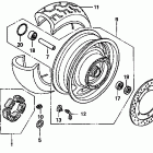 GL1500C Заднее колесо