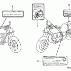 VT750CD Предупредительные таблички