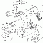 GL1500A Топливный бак