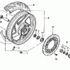 VF750C Переднее колесо