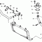 ST1100 Патрубки охлаждения