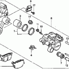 VT1100D2 Задний суппорт тормозной