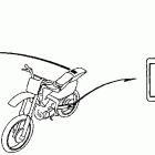 CR125R Лейбл предостережения