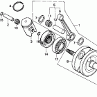 CR80RB Коленвал