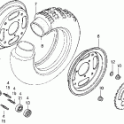 Z50R Заднее колесо