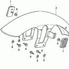 CB250 Переднее крыло