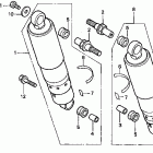 VT1100C2 Задний амортизатор
