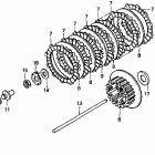 CR250R Сцепление